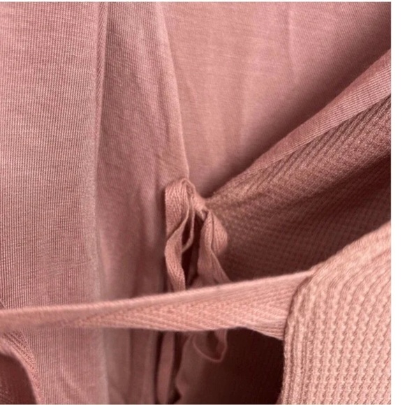 Athleta Wind Down Waffle Knit Sleep Rope Breathable Lounge Wear Plus Size Nwot - Picture 4 of 13